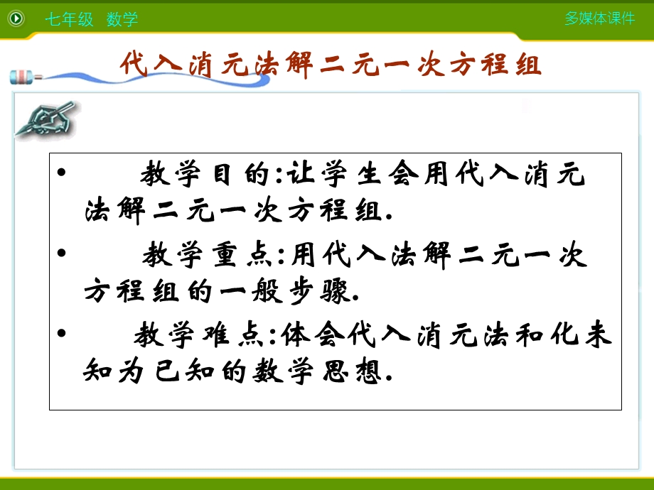 代入消元法解二元一次方程组6 ppt课件.ppt_第2页