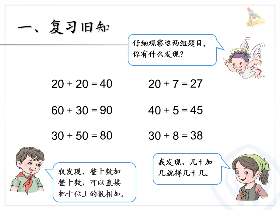 人教版一年级下册两位数加一位数(不进位)、整十数ppt课件.ppt_第2页