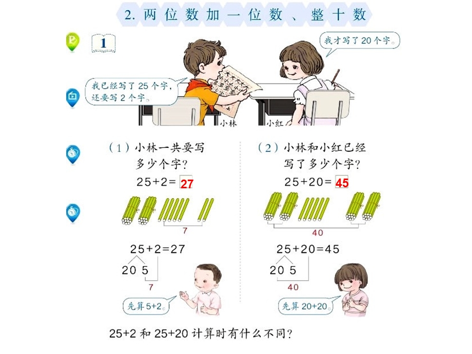 人教版小学一年级数学下册《练习十五》ppt课件.ppt_第2页