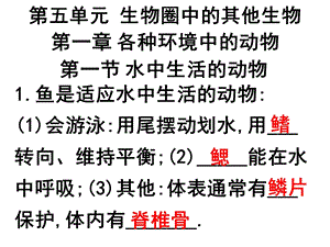 八年级生物上册复习课专用ppt课件.ppt