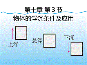 人教版物理第十章 第3节物体的浮沉条件及应用ppt课件.ppt