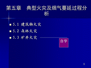 典型火灾及烟气蔓延过程分析ppt课件.ppt