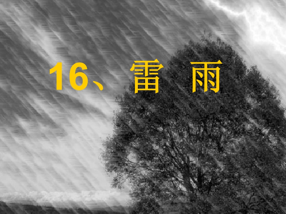 二年级下16.《雷雨》ppt课件.ppt_第1页