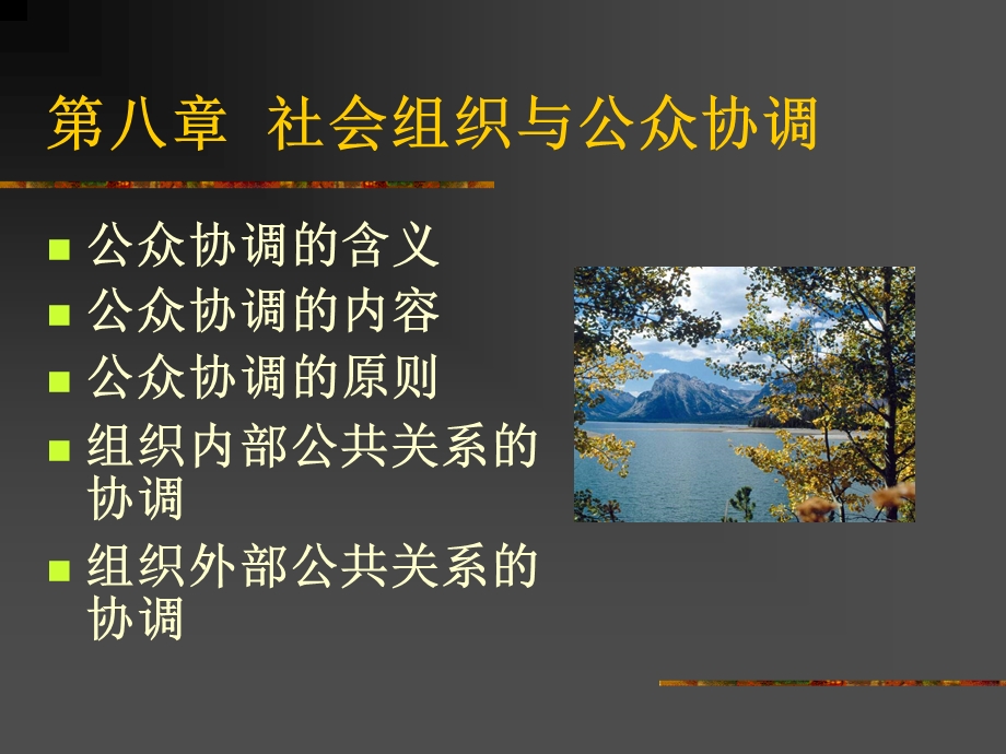 公共关系学第八章 社会组织与公众协调ppt课件.ppt_第2页