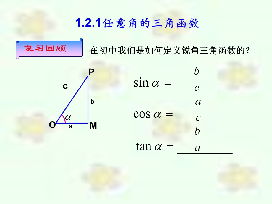 三角函数的定义ppt课件.ppt_第2页