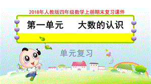 人教版四年级数学上册期末复习课件全册.ppt