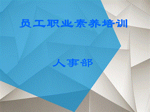 公司员工职业素养培训ppt课件.ppt