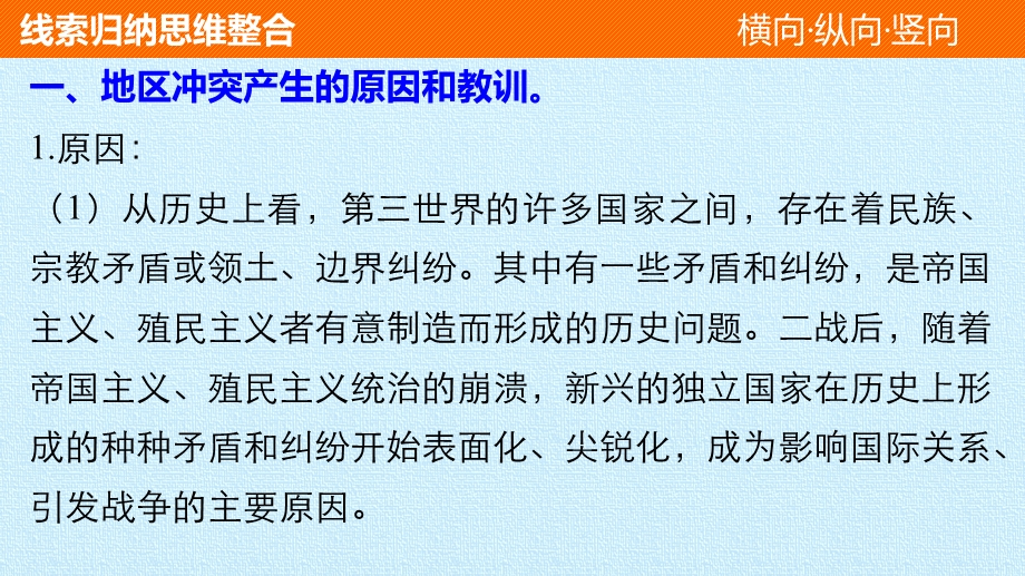 专题五 烽火连绵的局部战争 复习ppt课件.pptx_第3页