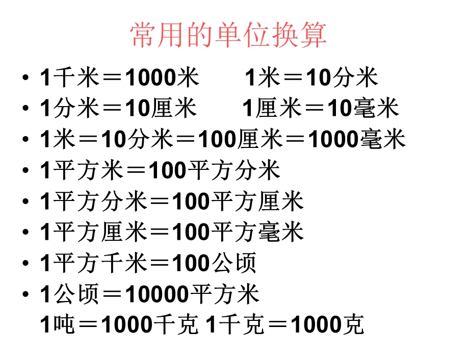 人教版四年级下数学小数和单位换算ppt课件.ppt_第3页