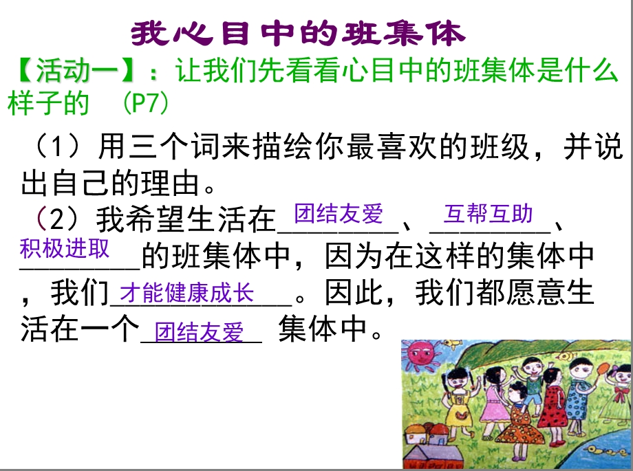 第一单元 第一课 第二框 《创建新集体》课件.ppt_第3页