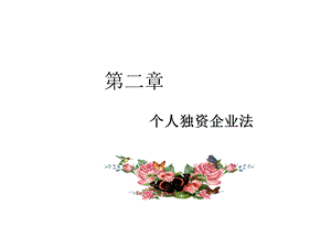 第02章个人独资企业法3课时课件.ppt