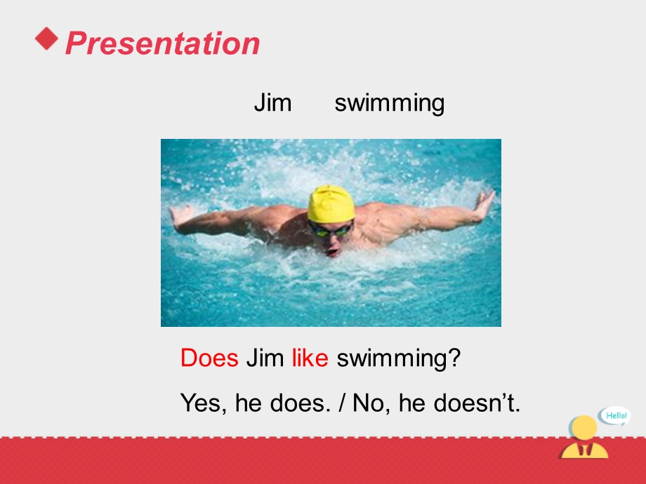 科普版英语5上课件Lesson4DoesJimlikeswimming课件第二课时.ppt_第3页