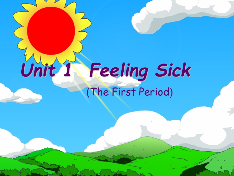 粤人版英语六年级上册Unit1FeelingSickLesson1课件.ppt_第1页