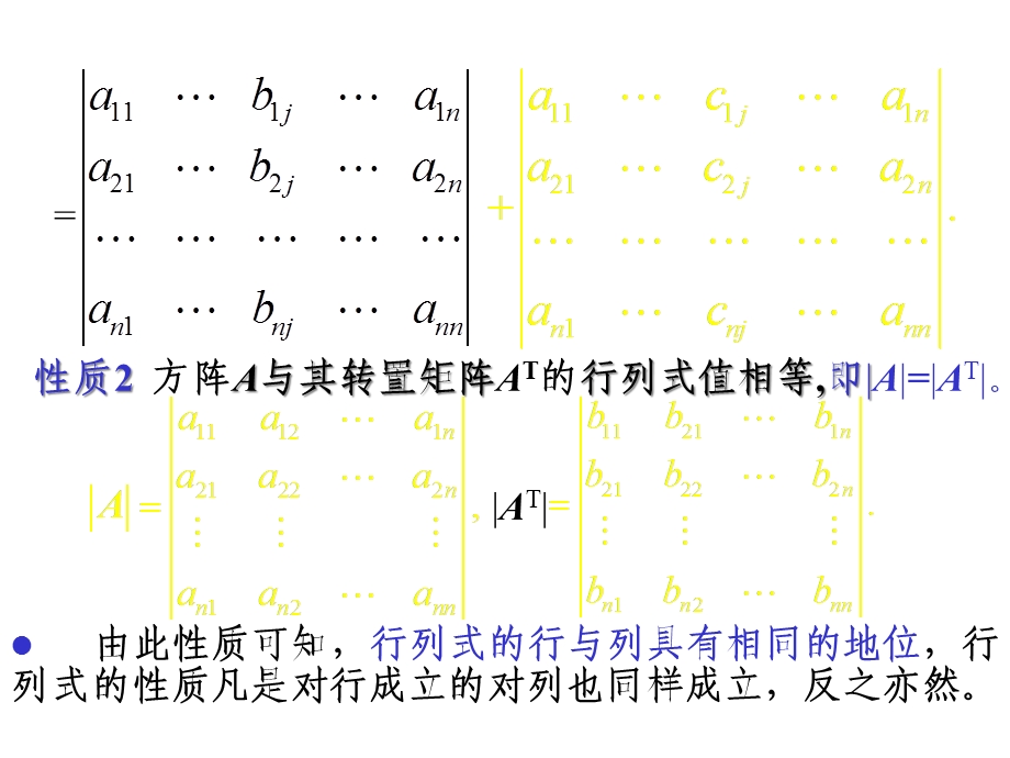 线性代数22节 方阵行列式的性质课件.ppt_第3页