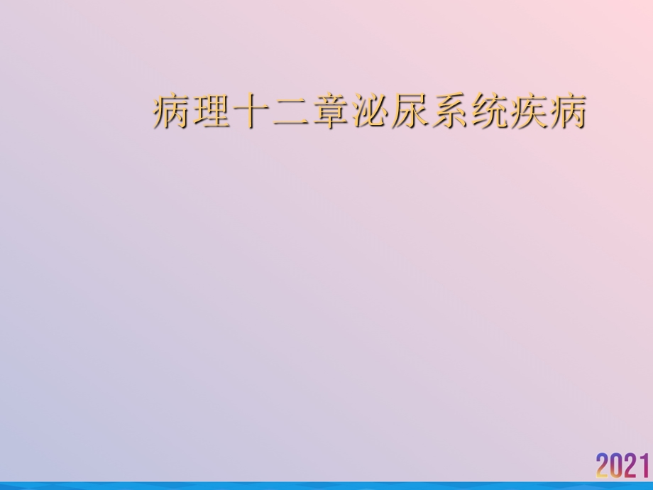 病理十二章泌尿系统疾病课件.ppt_第1页