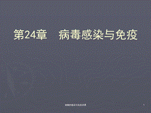 病毒的感染与免疫讲课课件.ppt