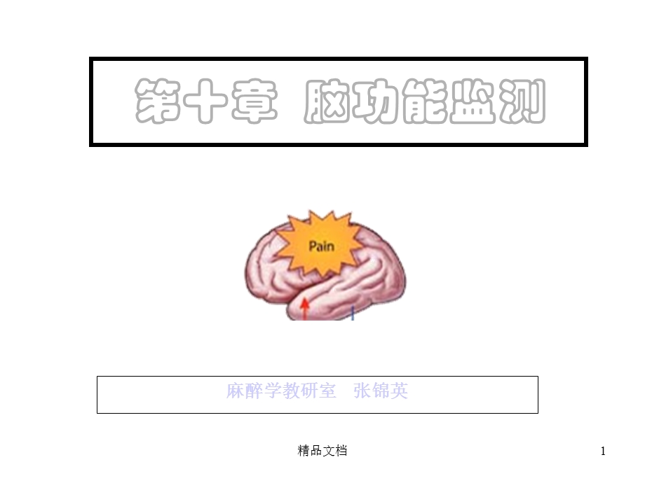 第十章脑功能监测课件.ppt_第1页