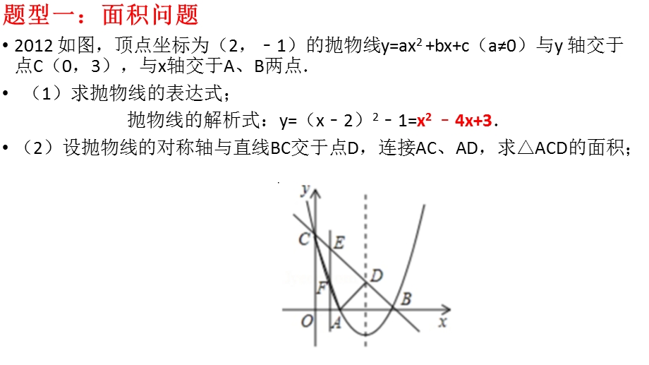 中考二次函数压轴题专题分类训练ppt课件.pptx_第2页