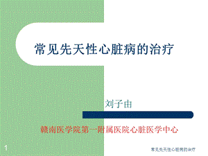 常见先天性心脏病的治疗课件.ppt