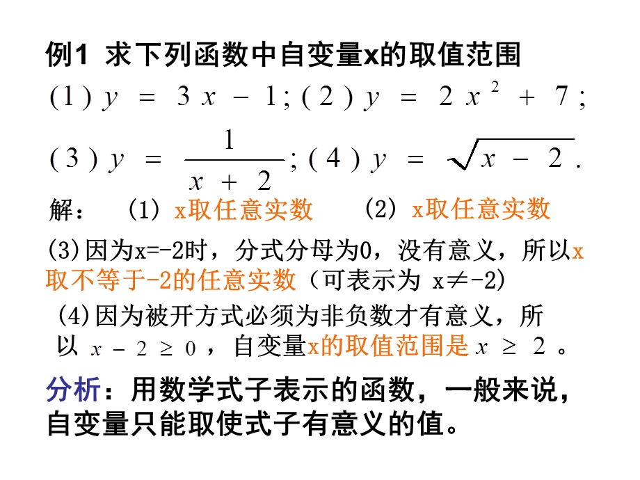 函数自变量取值范围ppt课件.ppt_第3页