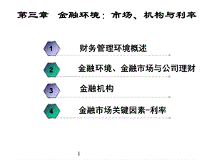 第三讲金融环境：市场、机构与利率课件.ppt