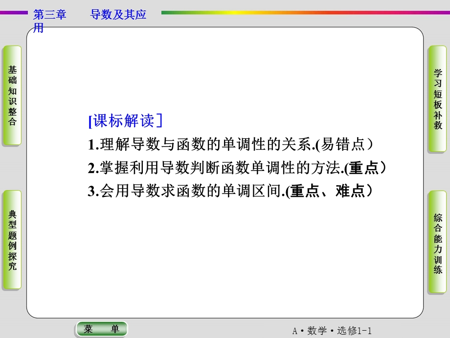 函数的单调性与导数习题课ppt课件.ppt_第2页