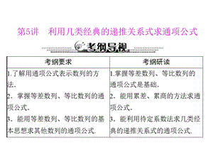 第讲利用几类经典的递推关系式求通项公式精选课件.ppt