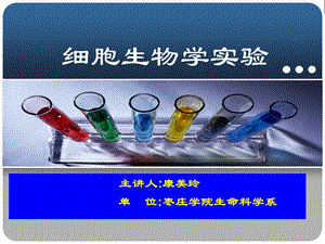 细胞生物学实验课件PowerPointPres.ppt