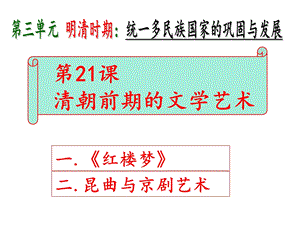 清朝前期的文学艺术课件.ppt