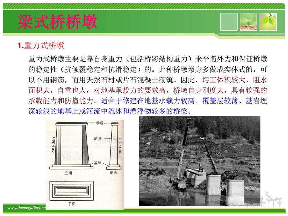 第四章桥梁墩台(32)墩台类型与构造特点课件.ppt_第3页