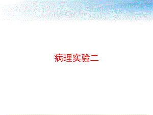 病理实验二课件.ppt