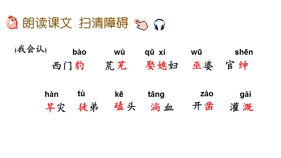 部编版四年级语文上26西门豹治邺课件.pptx_第3页