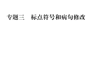 部编语文八年级下册标点符号和病句修改复习课件.ppt