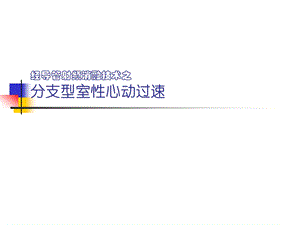 分支型室速的标测与消融ppt课件.ppt