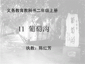 部编二年级上语文《11葡萄沟》课件一等奖新名师优质课获奖比赛公开人教五.pptx