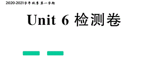 陕旅版三年级英语上册Unit6检测卷课件.ppt