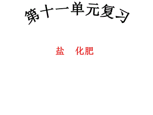 初中化学 盐、化肥复习PPT课件(4份打包).ppt