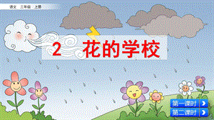 部编版三年级上册语文《2花的学校》课件.pptx