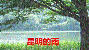 部编版八年级语文上册《昆明的雨》课件.pptx