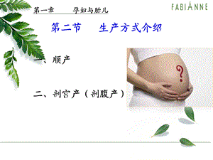 剖腹产的利与弊ppt课件.ppt