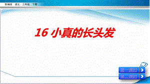 部编版三年级语文下册《16小真的长头发》课件.pptx