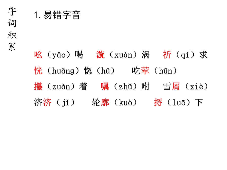 部编版四年级下册第6单元复习课件.pptx_第3页