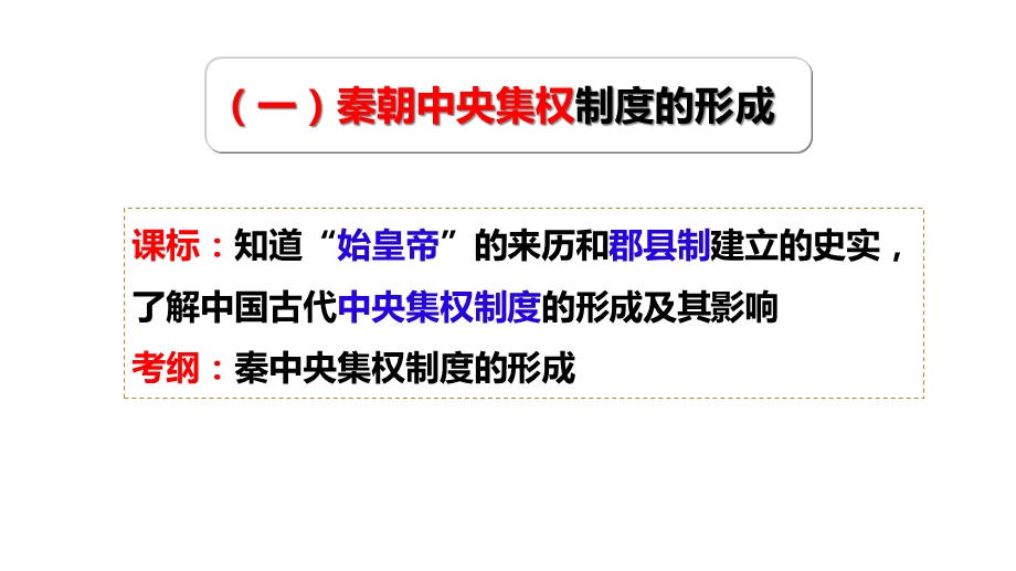 高三历史一轮复习第二讲秦朝专制主义中央集权制度的形成31课件.ppt_第3页