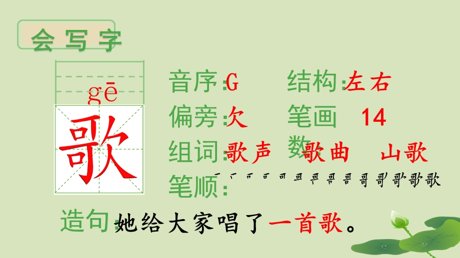 部编版二上语文识字3《拍手歌》生字课件.pptx_第2页