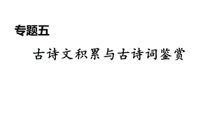 统编版语文九年级上册期末复习专题五古诗文积累与古诗词鉴赏课件.ppt