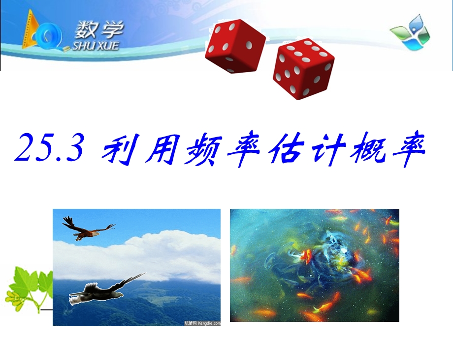 利用频率估计概率（优质ppt课件）.ppt_第1页