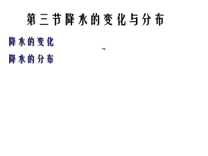 降水的变化与分布课件.ppt