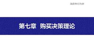 购买决策理论消费者行为学导论卢泰宏课件.ppt