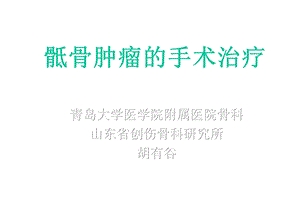 骶骨肿瘤的手术治疗1精选课件.ppt