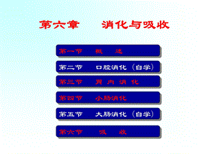 动物生理学消化与吸收 ppt课件.ppt